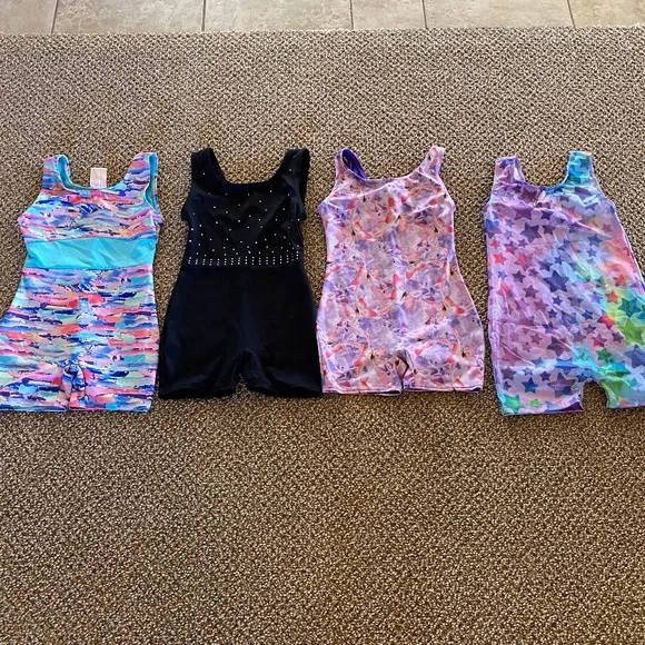 Girl Gymnastics Leotards - Picture 1 of 5